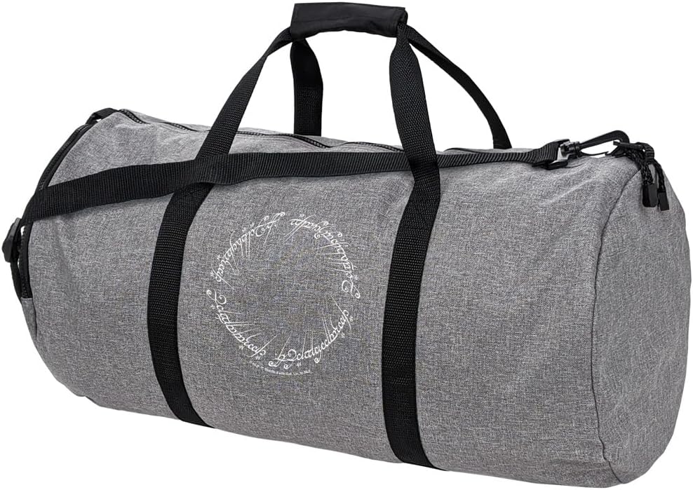The Lord of The Rings Mordor Script Lightweight Duffel Bag for Sports and Gym Packable for Travel