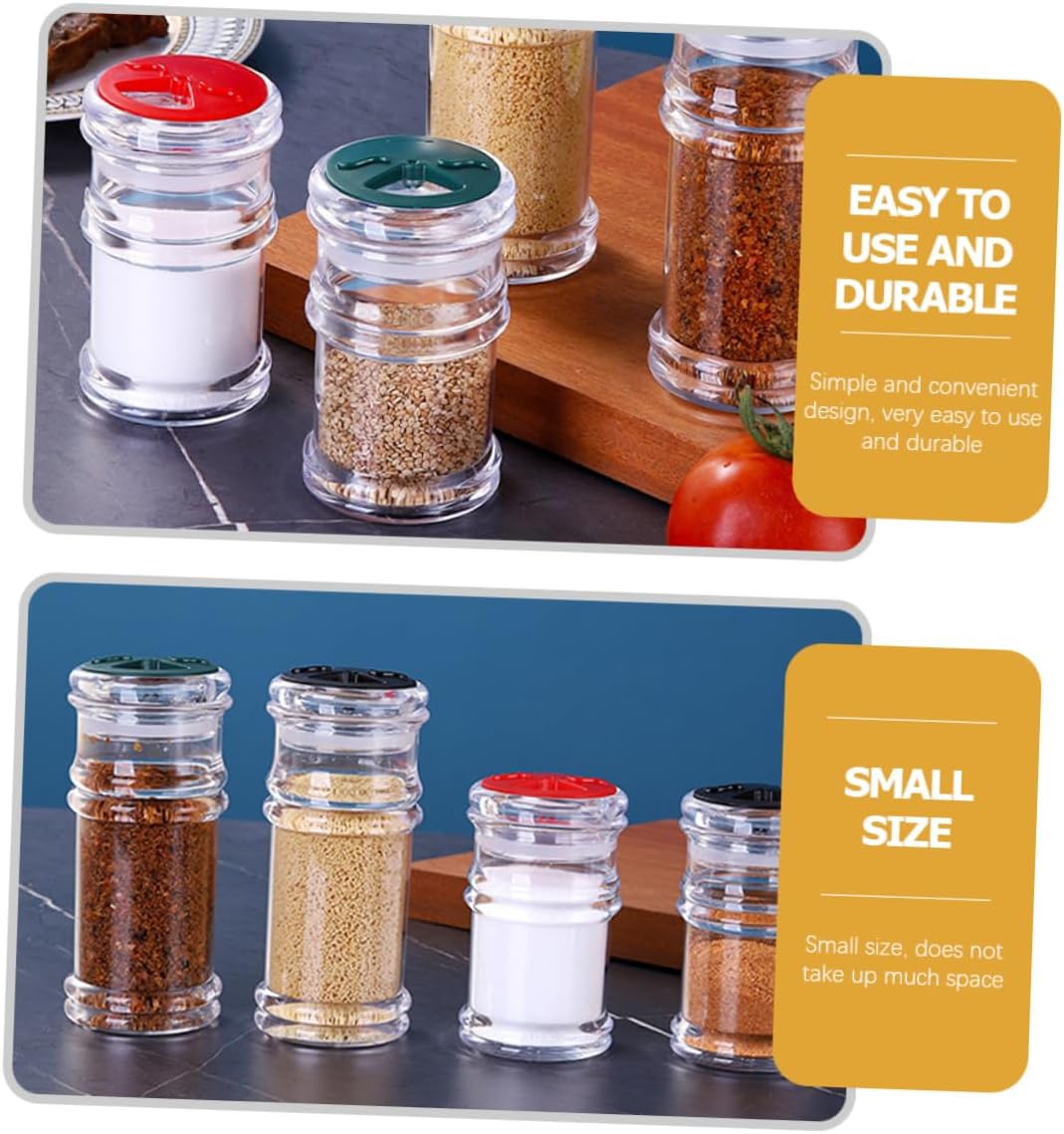 4pcs Ps Plastic Seasoning Containers for Home Restaurant Use