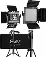 GVM 560AS Bi-Color LED 照明ライト 2台セット撮影用ライト Amazon.com : GVM 560 LED Video Light, Dimmable Bi-Color, 2