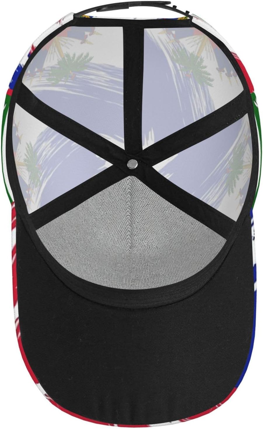Haitians Snapback Cap Haiti Baseball Hats Haiti Flag Sun Hat Adjustable Haiti Trucker hat for Women Men