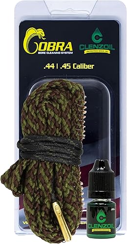 Miniatura 15 de CLENZOIL Field & Range Cobra Bore Cleaner Gun Barrel Cleaning Tool Brass Brush Embedded in Cotton Bore Rope