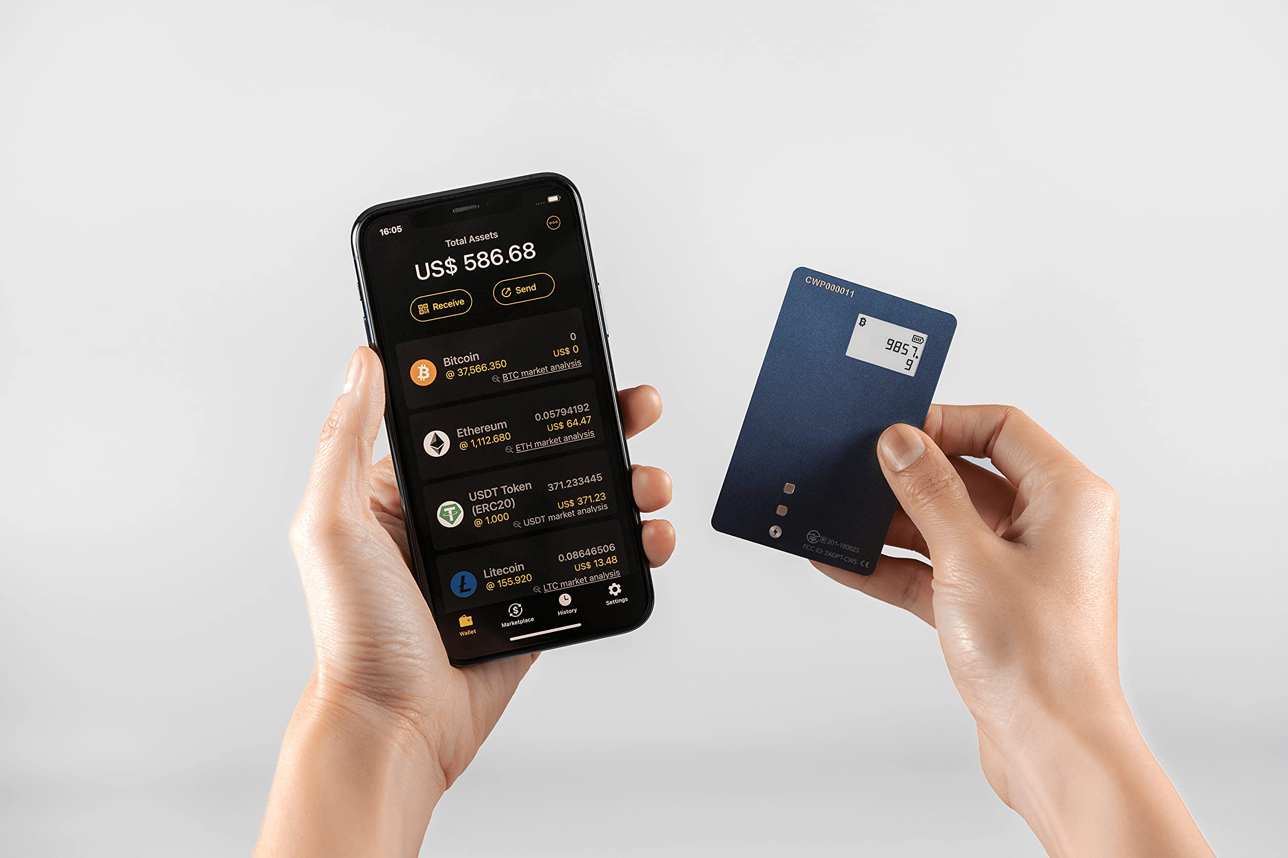 Amazon.co.jp: CoolWallet Pro(クールウォレットプロ) -仮想通貨 マルチカレンシー  ハードウェアウォレット-DEX/DeFi/NFT対応 : ホビー