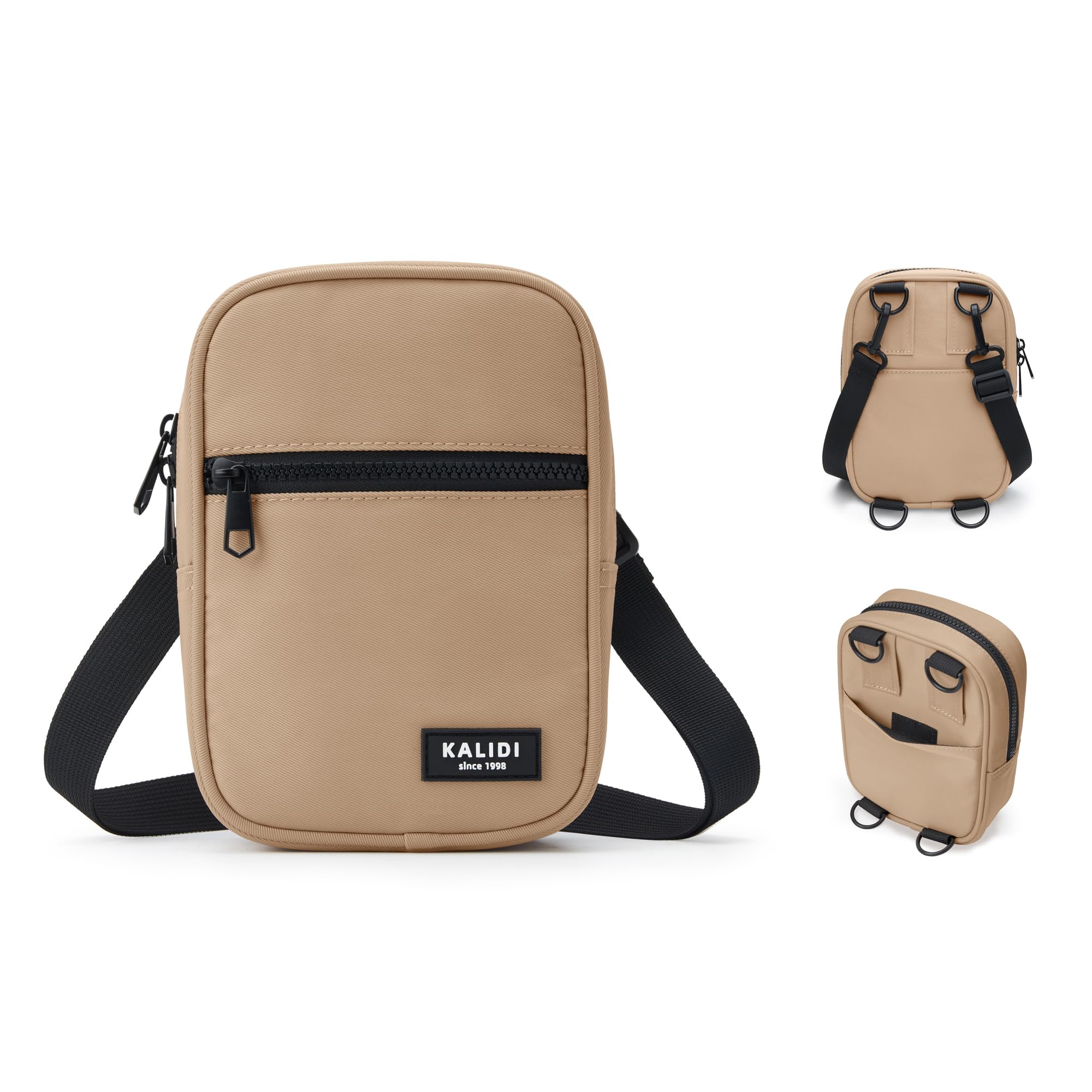 KALIDI Unisex Umhängetasche,Herren & Damen Klein Crossbody B