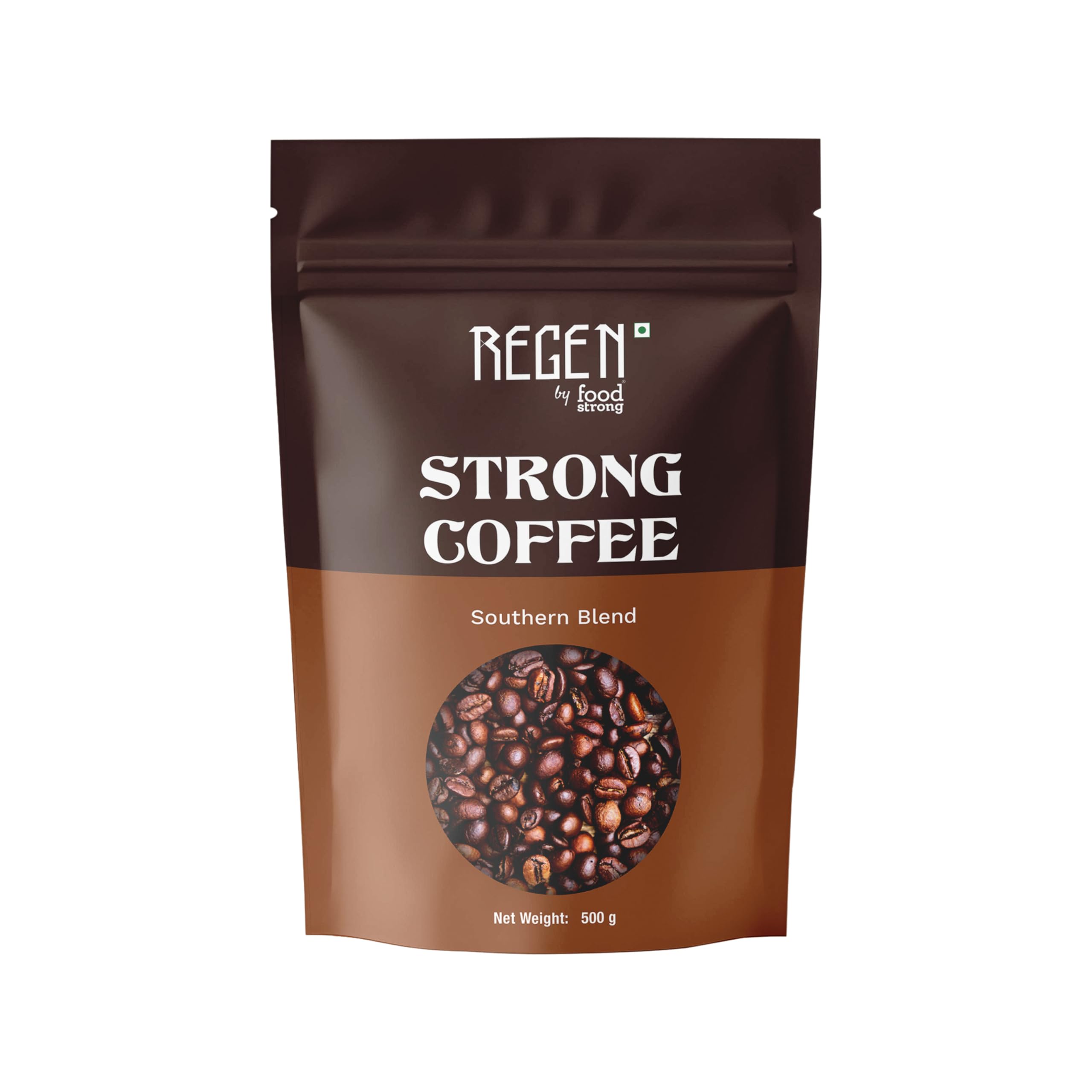 Regen Strong Coffee Powder | Southern Blend | 70% Coffee + 30% Chicory | Freshly Roasted South Indian Filter Coffee | Smooth, Aromatic & Bold Taste | Made in India | 500G Pouch-image-31