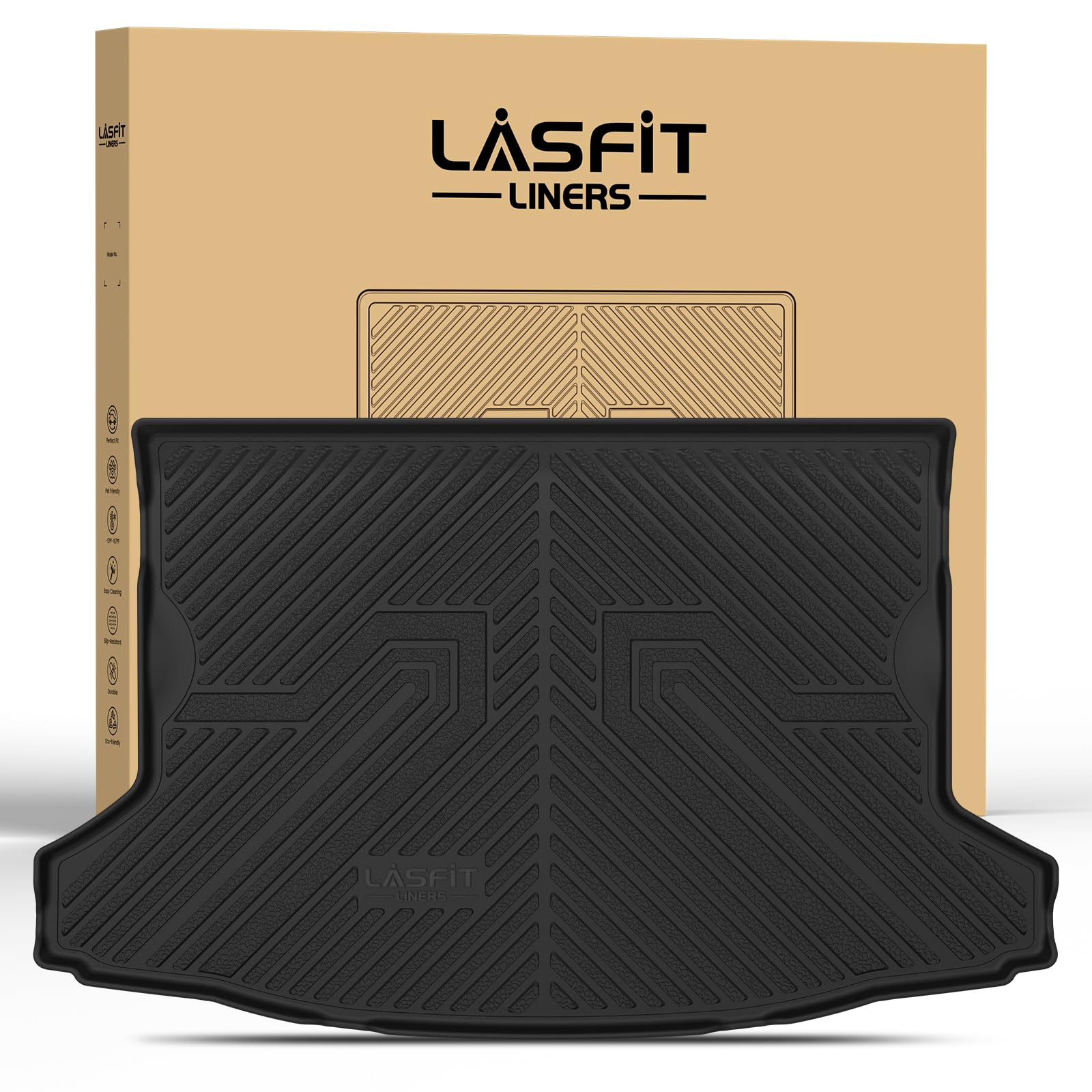 LASFIT Cargo Mat for Subaru Crosstrek XV Crosstrek 2013-2017