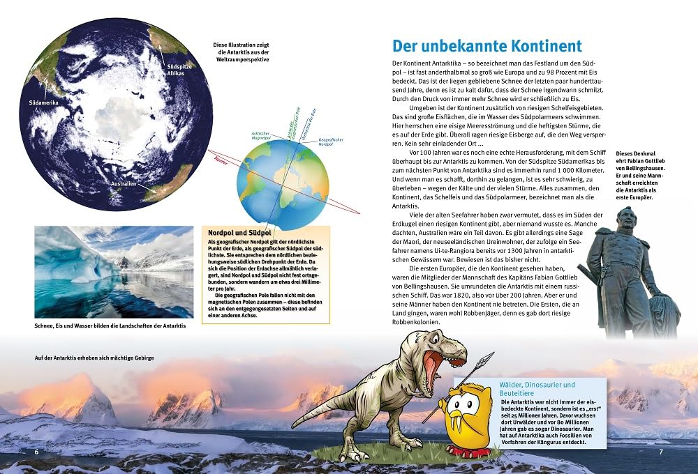 Entdecke Arktis und Antarktis (Entdecke - Die Reihe mit der Eule: Kindersachbuchreihe)