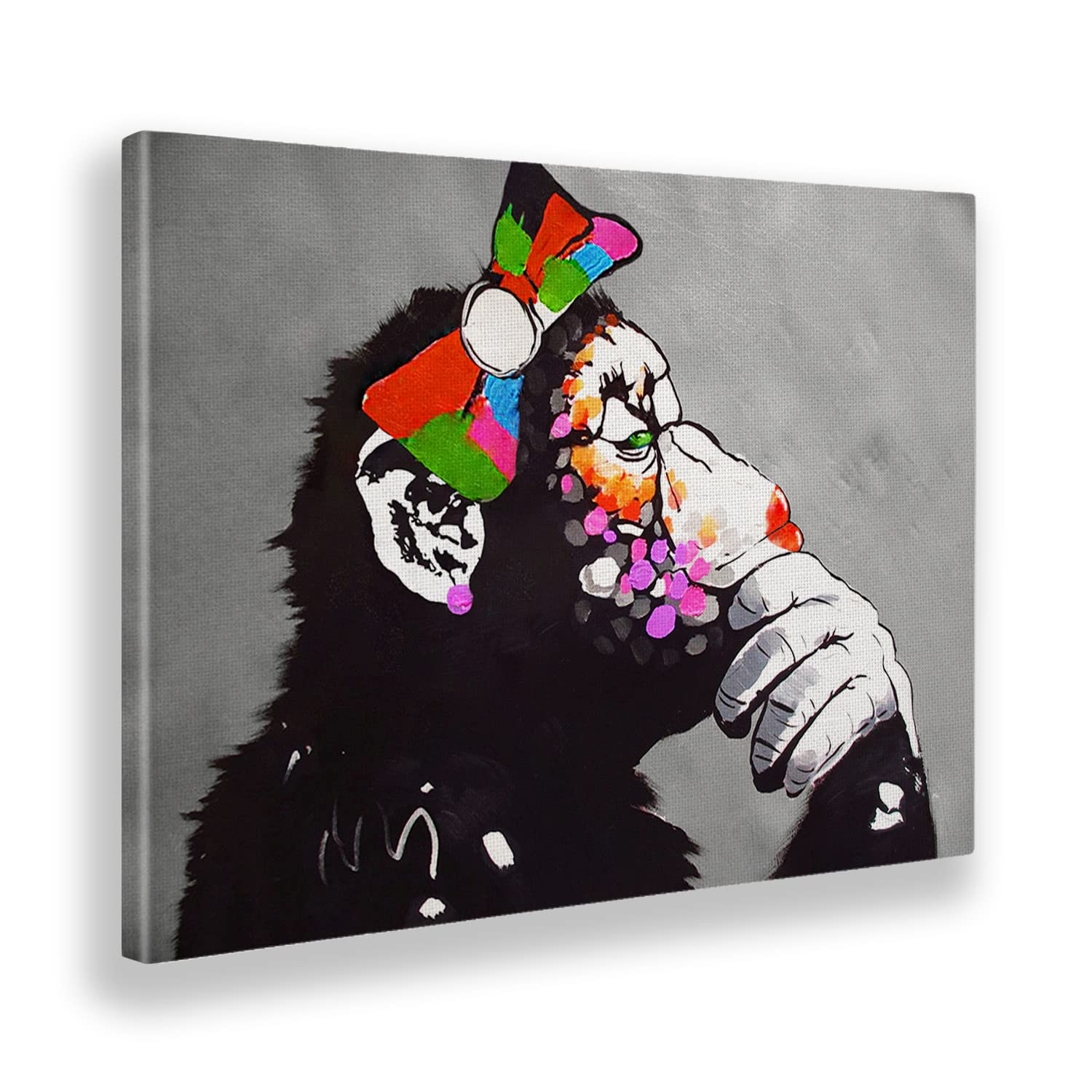 Quadro Su Tela Gustav Klimt Lacrime Dorate - 70x100 Cm, Pronto Da Appendere, Made In Italy - Foto 11