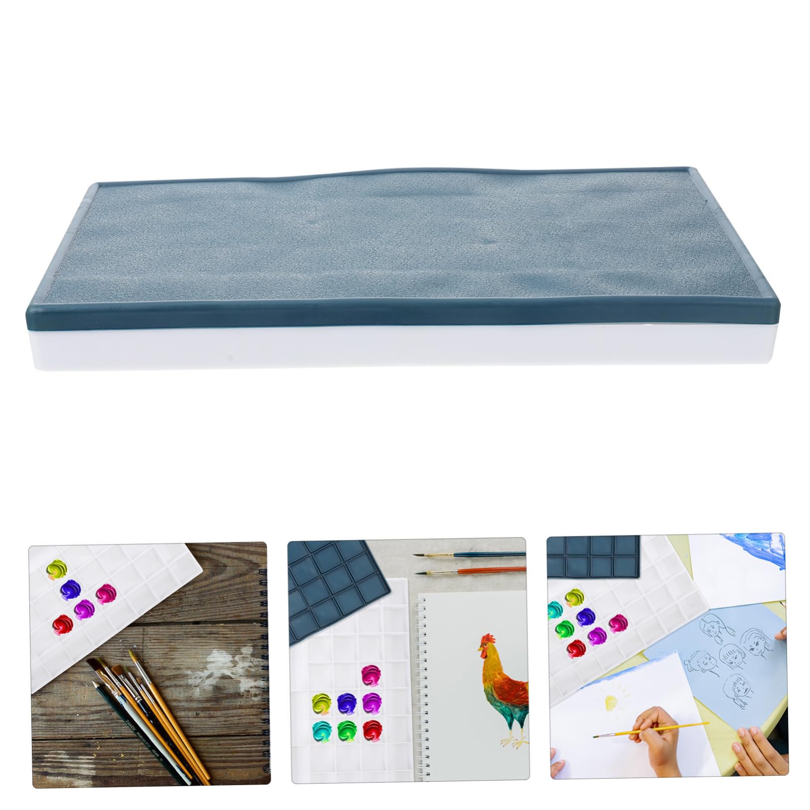 Hohopeti 3pièces Boîte De Peinture Gouache Étanche Grand Capacité Étui Pigment Sealed Pour Voyage Et Atelier