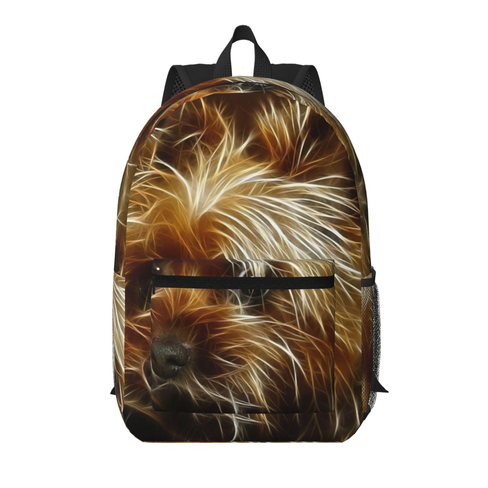Mochila universitaria EdWal Yorkie con estampado divertido y ligera 8