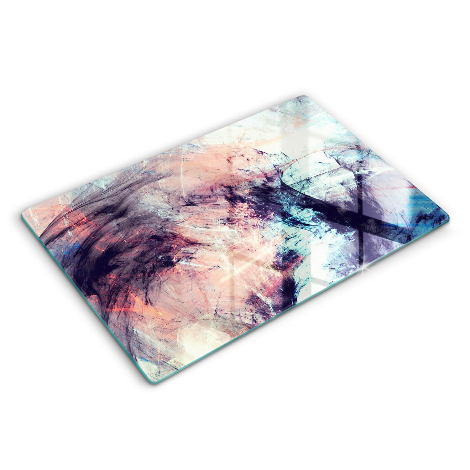 Plaque vitrocéramique induction protection 80x52cm Wallfluent en verre trempé