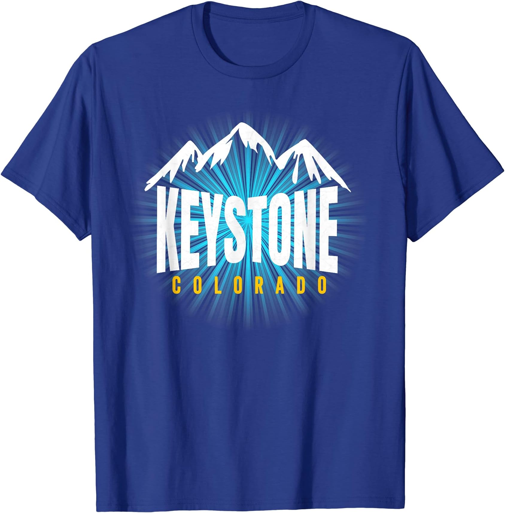 Keystone Ski & SnowboardSki Keystone Colorado Skyline Rocky Mountains Blue Sky Light T-ShirtOEKO-TEX STANDARD 100