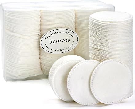 160PCS Cotton Rounds, Cotton Pads for Face, Soft Lint-Free Super Absorbent