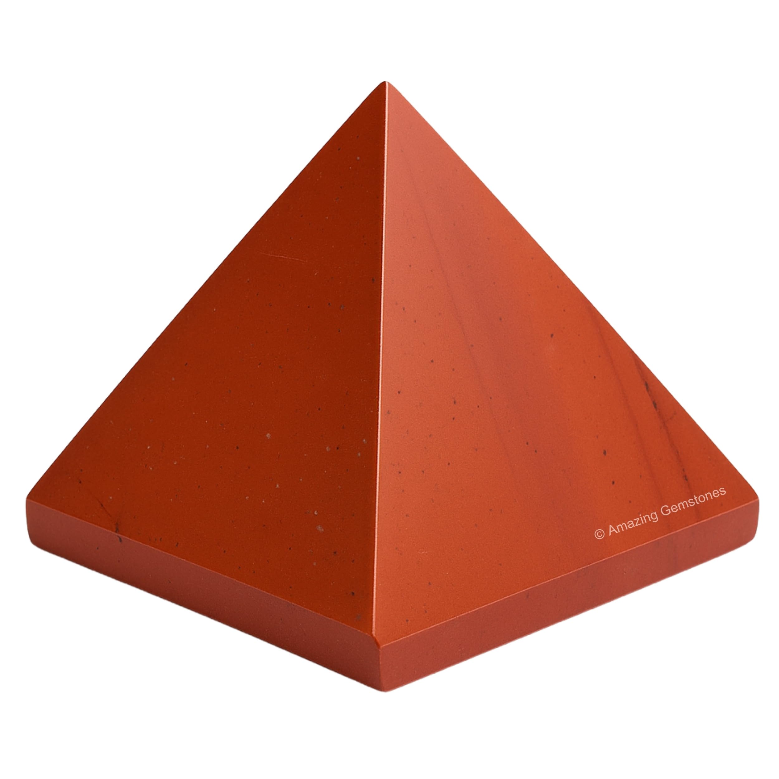 Amazon.com: Amazing Gemstone Red Jasper Pyramid Crystal Healing
