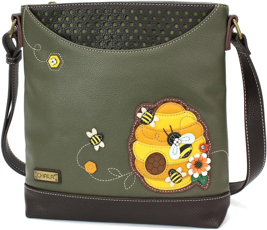 CHALA Sweet Messenger Mid Size Shoulder Purse with Adjustable Strap
