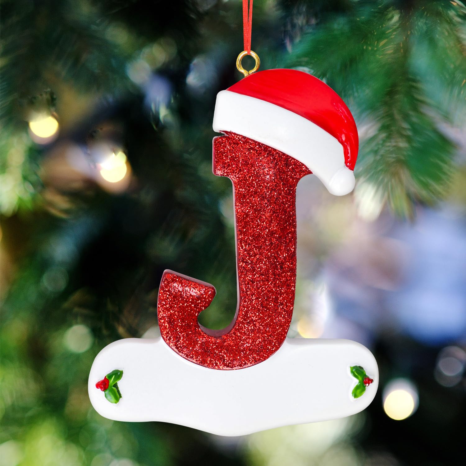 TOPWAYS 26 Letter Christmas Tree Hanging Pendant, Christmas tree decorations, Personalized DIY Christmas Ornaments