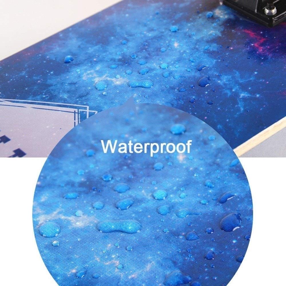 Skateboard Completo para Adultos y Niños, Monopatin con Ruedas LED para Principiantes y Profesionales, Tabla de Skate Completa (Color : Blue Flame)