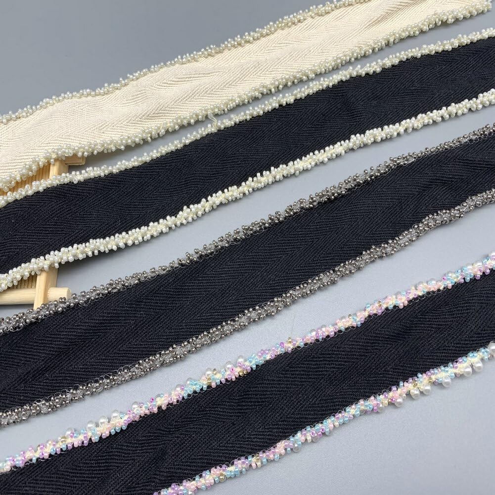 Bordiura 3,5 cm, 15 jardów, skośna taśma z koralikami na sztyfcie, taśma twill taśma do obszycia, taśma do obszycia, w jodełkę, materiał wykończenia, tasiemka do szydełkowania, taśma dekoracyjna do
