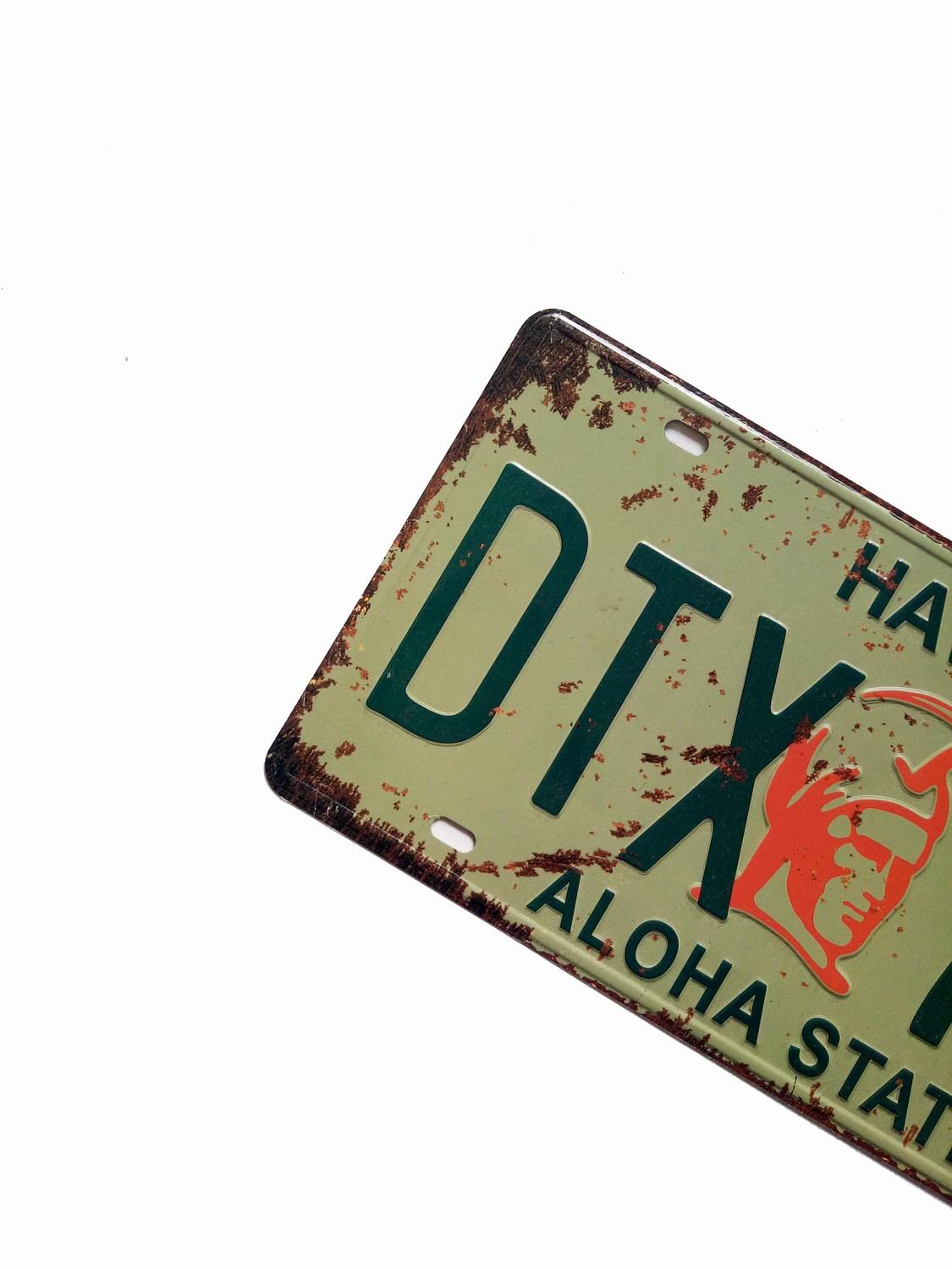 Amazon.com: ERLOOD Hawaii DTX 756 ALOHA state Retro Vintage Auto