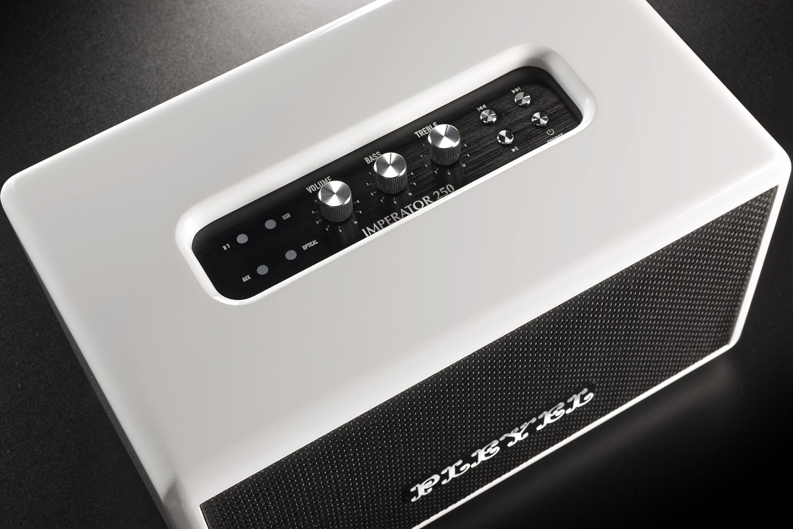 PLEYEL Imperator 250 - Enceinte sans Fil 2x50w Blanc Laqué