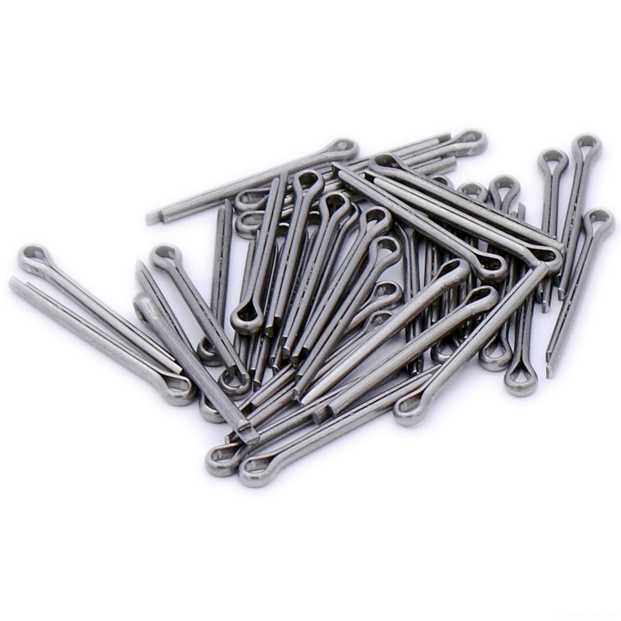 Singularity Supplies Silver M2.5 (2.5Mm X 40Mm) Split Cotter Pin - Stainless Steel (A2) (Pack Of 40)