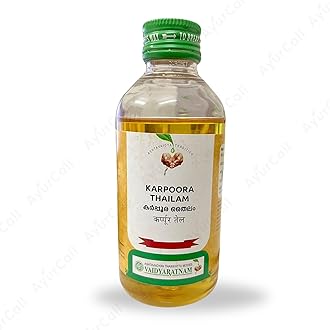Karpooradi/Karpoora Thailam by Vaidyaratnam Oushadhasala 200ml