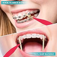 Vista 4 de 30 unidades de bandas elásticas dentales multicolor para aparatos ortopédicos desechables de plástico ortodóncico