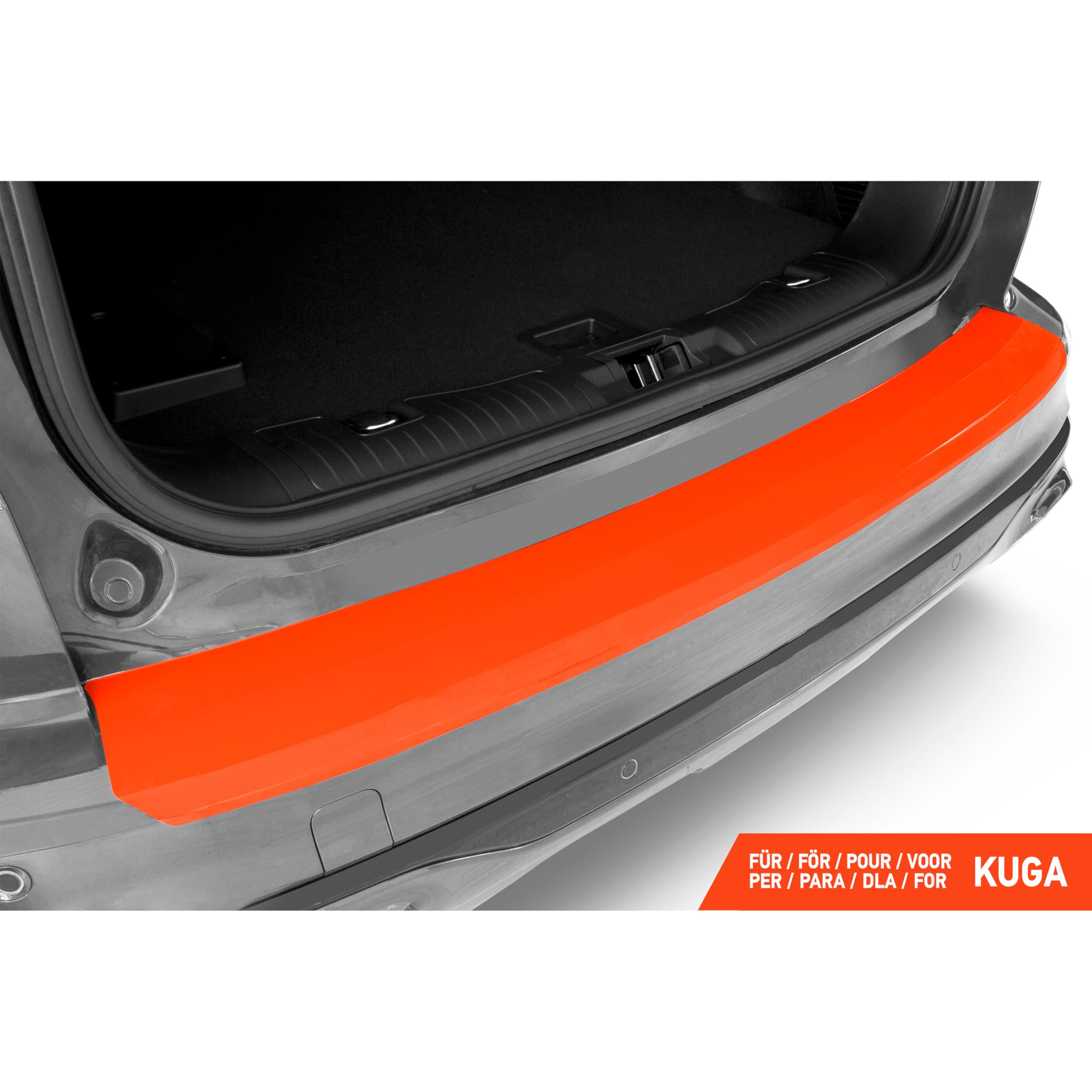 Luxshield Pellicola Protettiva per Bordo di Carico per Ford Kuga 3 (III) ST-Line & Vignale I 2019-2026 - Protezione Paraurti, antigraffio, per vernice - Trasparente