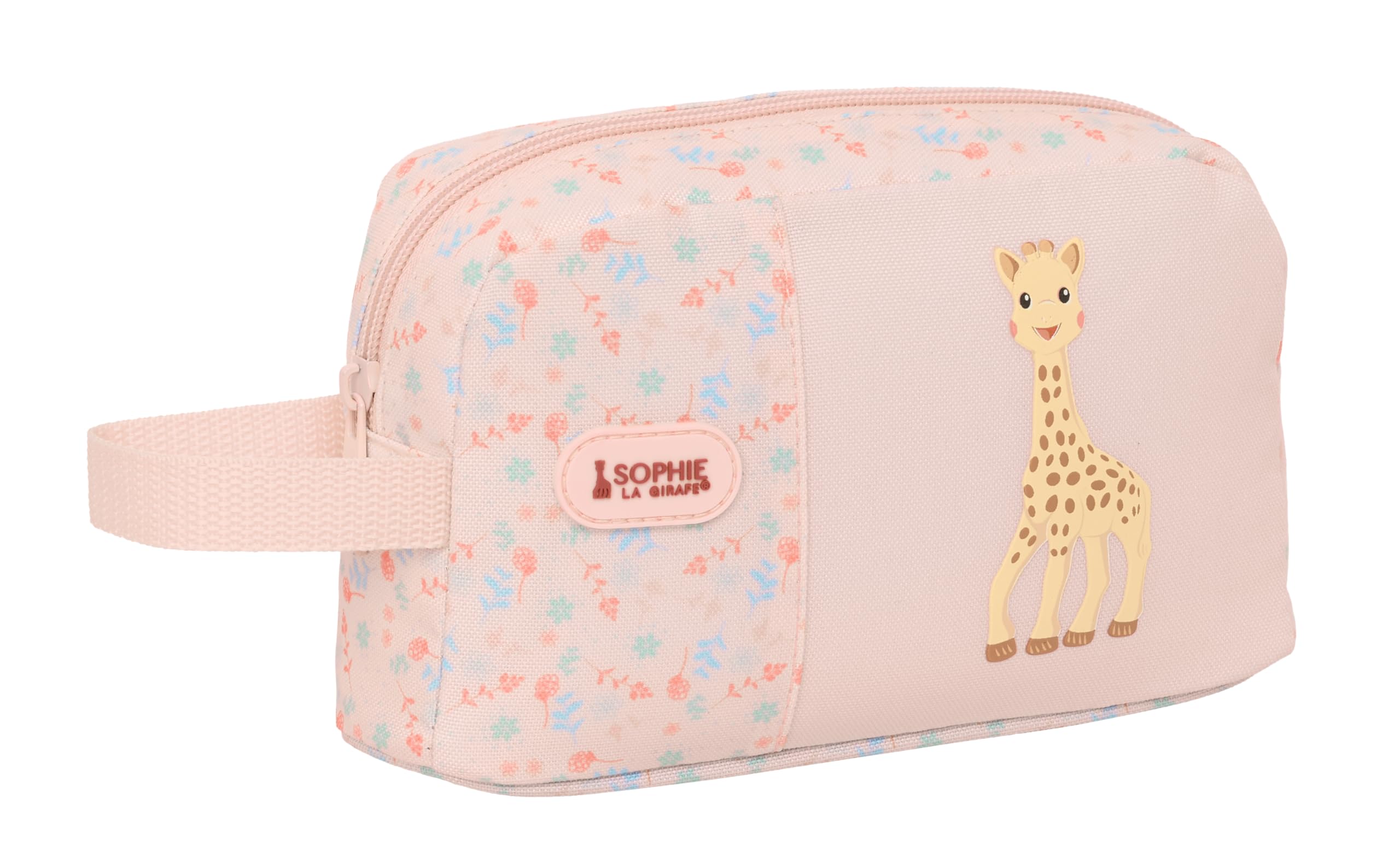Safta SOPHIE LA GIRAFE JOY - Thermal Breakfast Holder, Thermo, Pencil Case, Quality and Maximum Resistance, Meal Holder, Recrea, 21.5 x 6.5 x 12 cm, Pastel Salmon, M, Casual