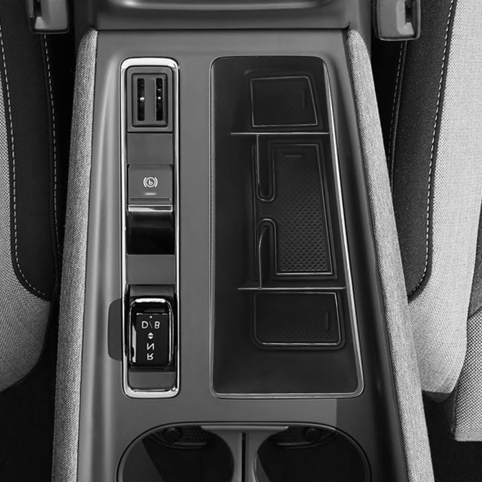CDEFG Compatible avec Skoda Enyaq iV 2021 2022 2023 2024 2025 Organisateur de console centrale Boîte de rangement Boîte à gants Rangement Voiture Center Console Plateau Enyaq iV 80 Accessoires