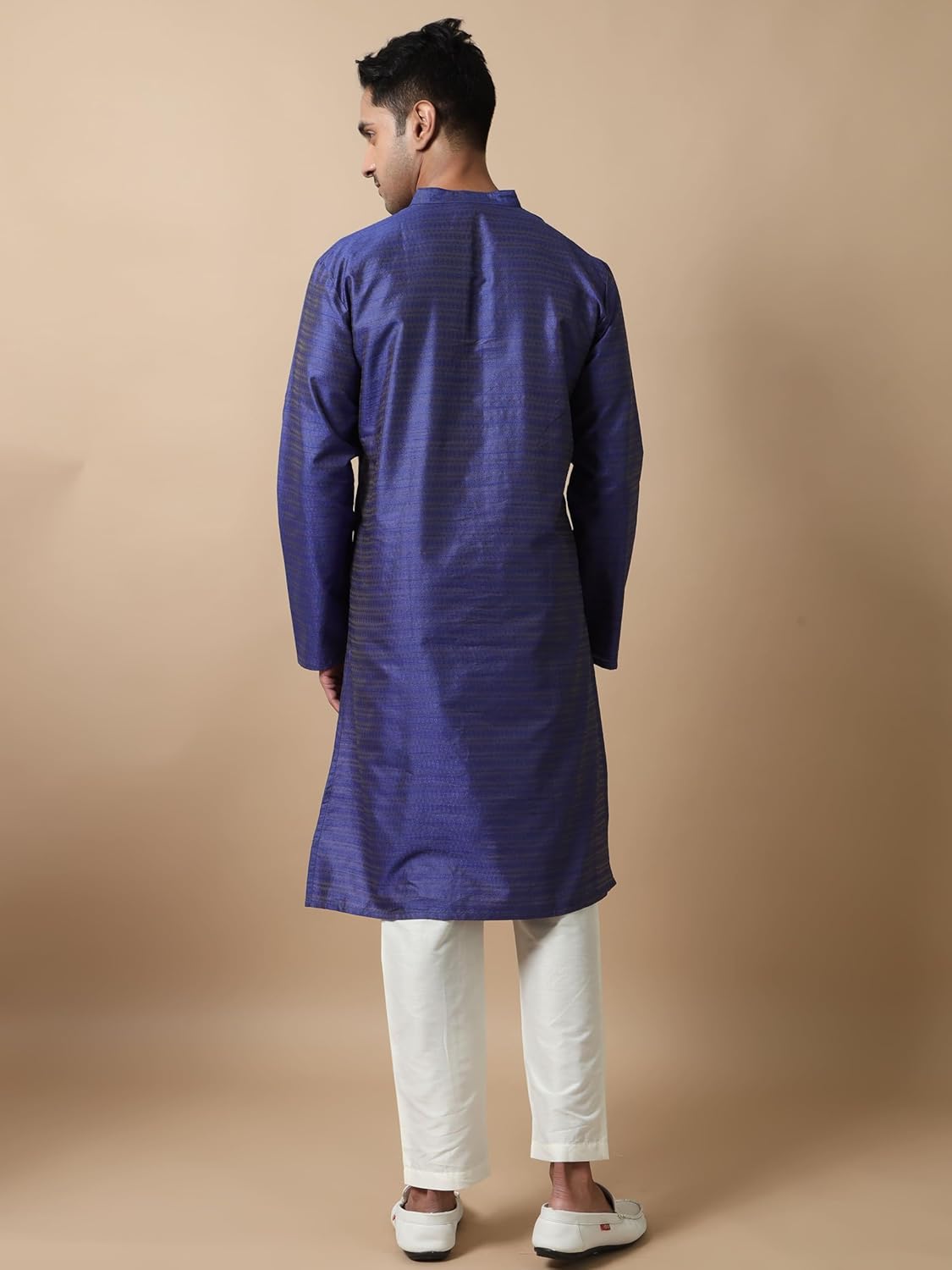 Filori 100% Cotton Men's Kurta - Festive Ethnic Wear, Wedding Wear, Lightweight & Breathable Fabric - Image 5