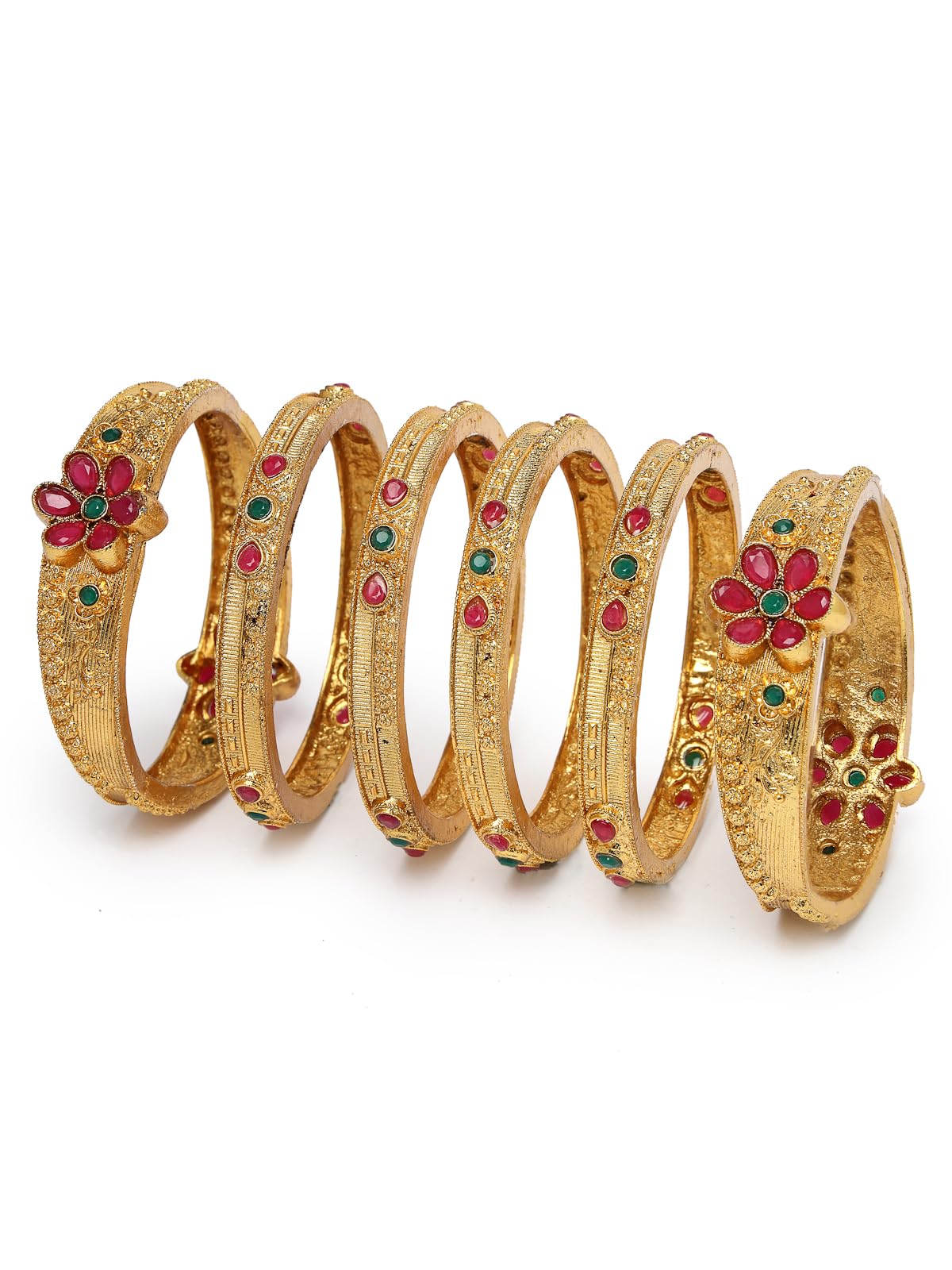 See full amazon price history chart for Sukkhi Indian Traditional Floral Gold Plated Red And Green Bracelet Bangle Set Jewellery for Women & Girls | Set of 6 | Birthday Anniversary Gift for Women|B105887 Sukkhi Indian Traditional Floral Gold Plated Red And Green Bracelet Bangle Set Jewellery for Women & Girls | Set of 6 | Birthday Anniversary Gift for Women|B105887 (B0CPPCPCLW) Amazon Price History, Amazon Price Tracker