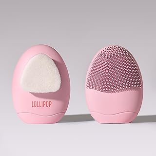 LOLLIPOP Cepillo de limpieza facial de doble ...
