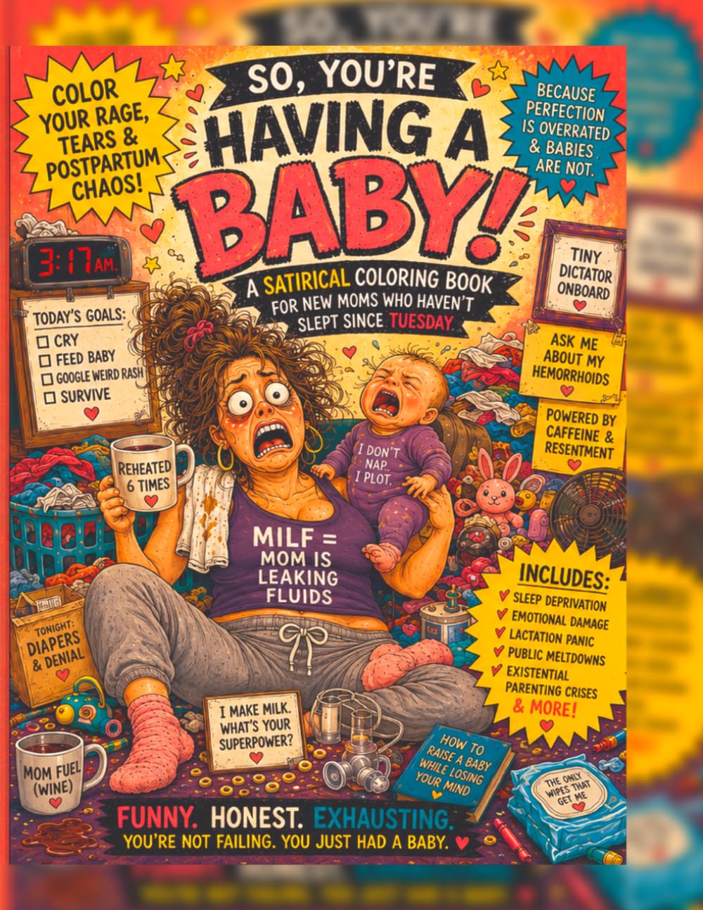 So, You're Having a Baby!: A Satirical Coloring Book For New Moms Who Haven't Slept Since Tuesday