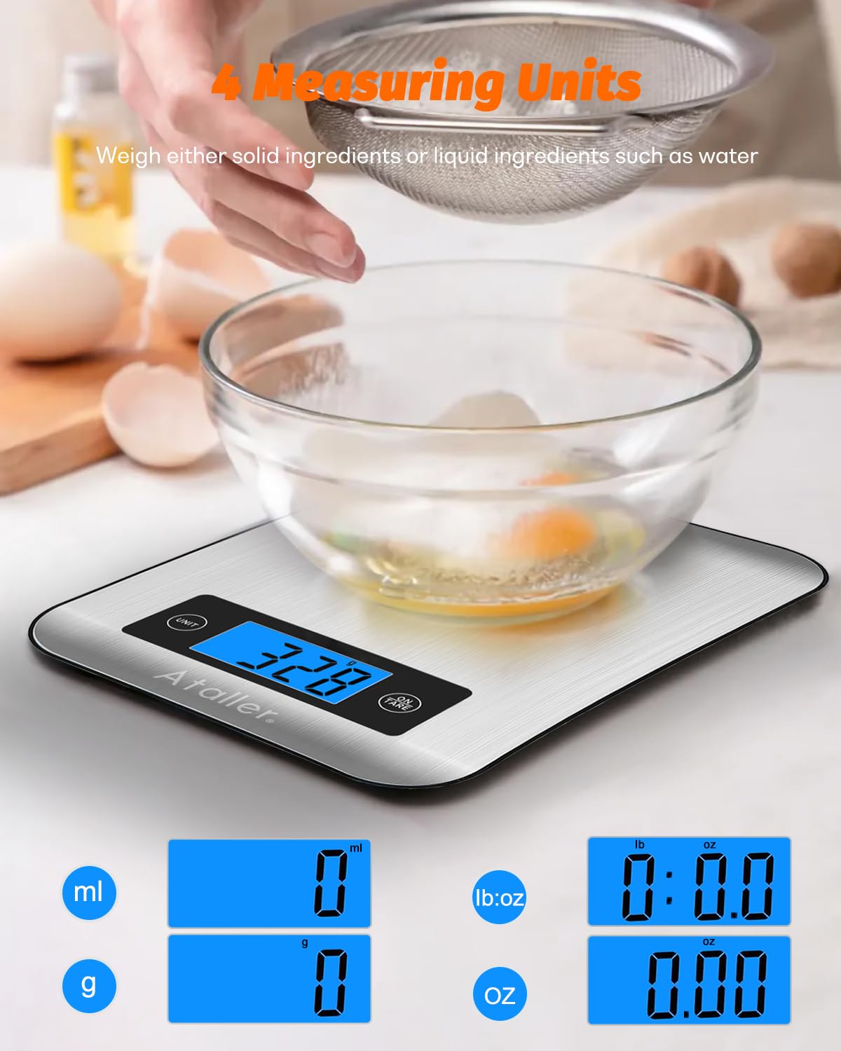 Smart Food Scale with Nutritional Calculator -6