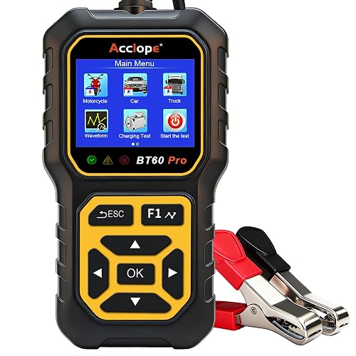 Acclope BT60 PRO Car Battery Tester 6V/12V/24V
