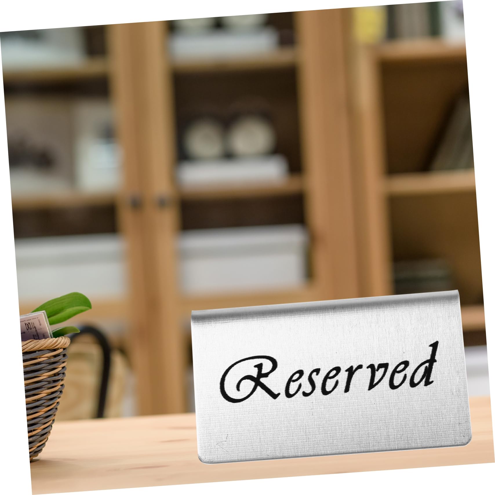 4 Reserviert Schilder Gold - V-förmig Für Hochzeit & Restaurant