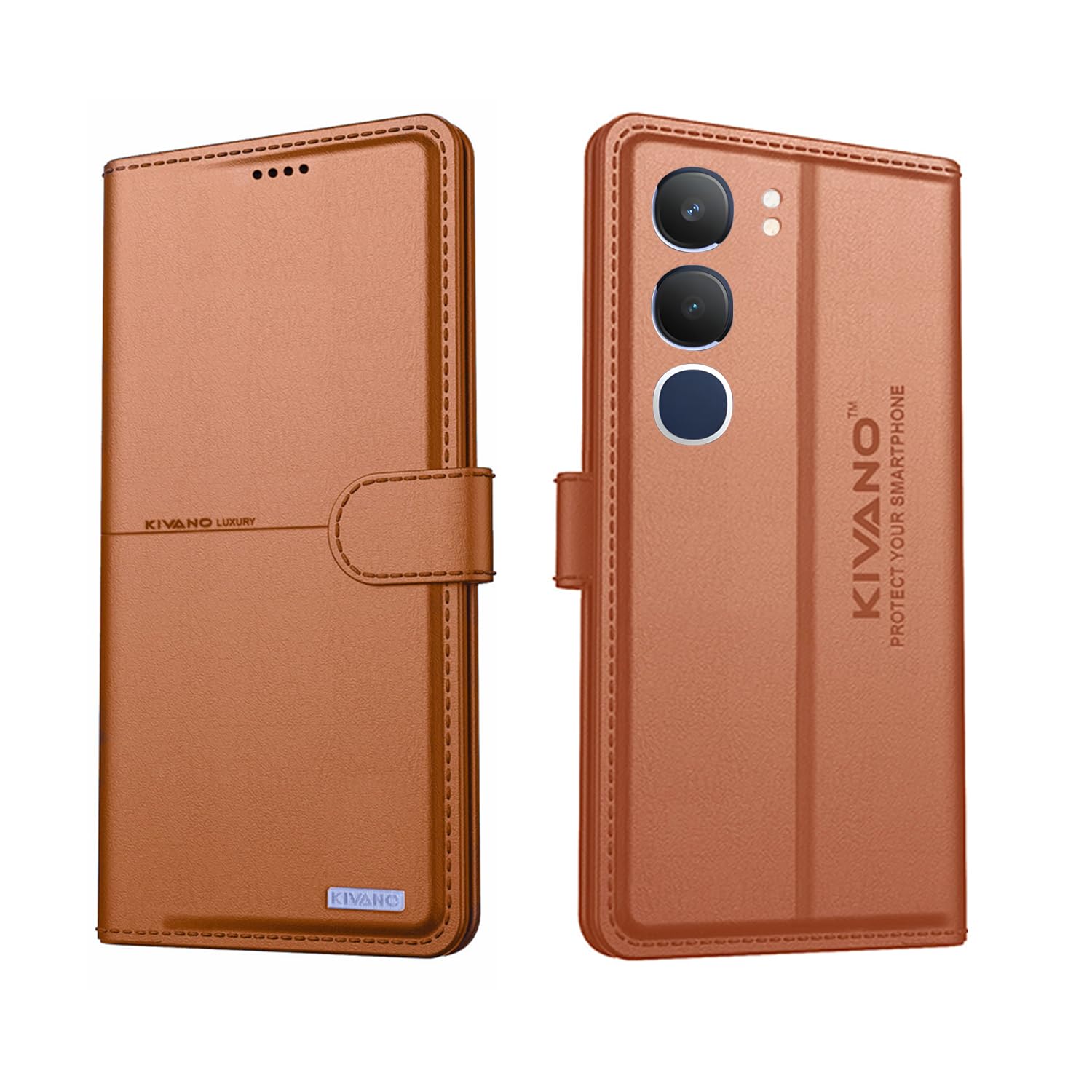 Vivo Y29 5G Flip Cover - Leather Wallet Case -1