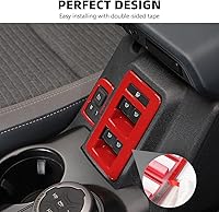 Vista 5 de para Bronco - Moldura de Control del Interruptor de Elevación de Ventana, 2 Piezas Cubierta del Panel de Ajuste del Espejo Retrovisor de la Consola