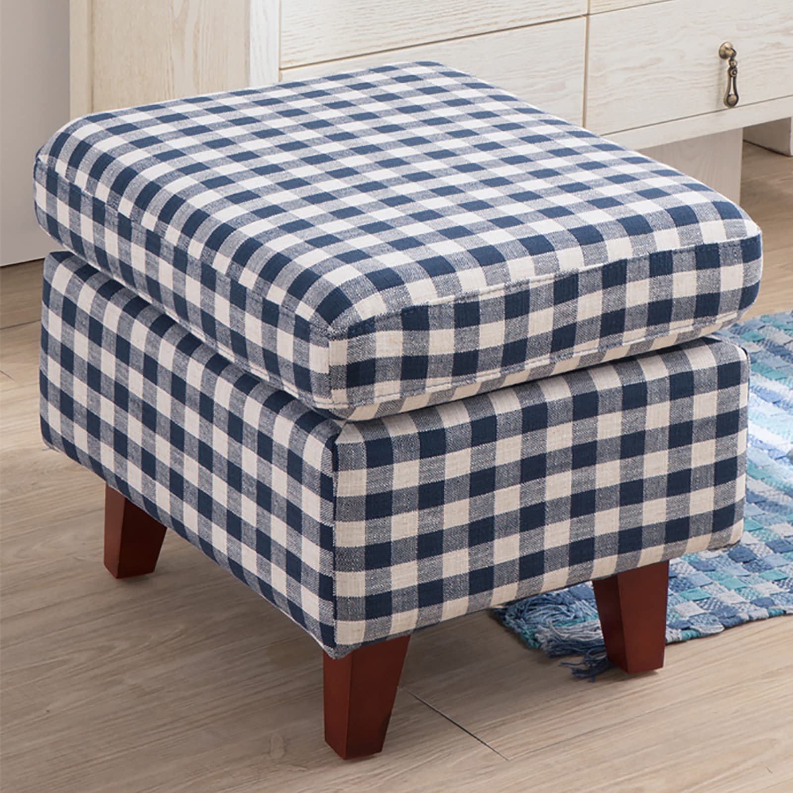 Tabouret repose-pieds rembourré et banc de bout de lit moderne