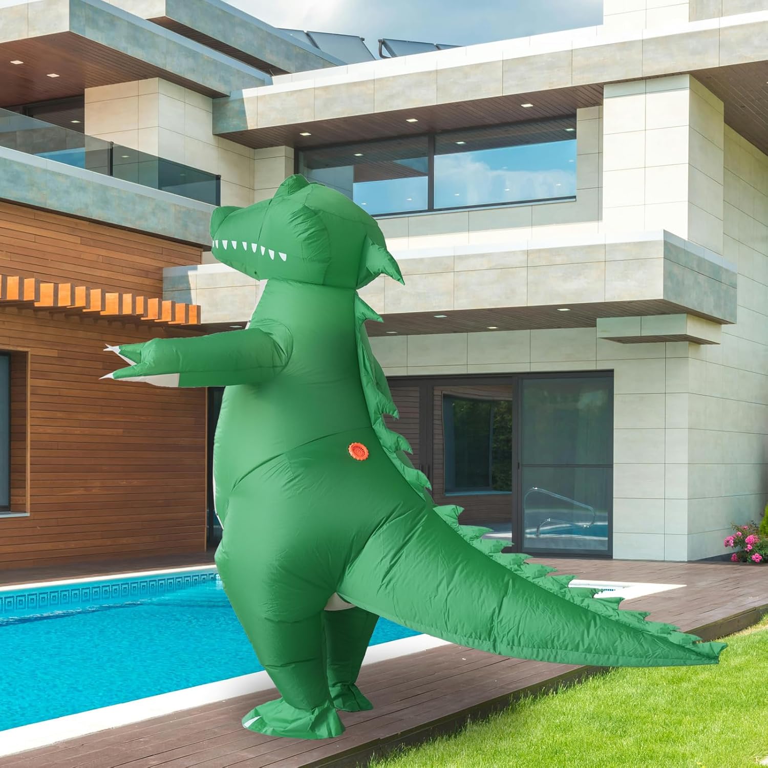 UDYR Inflatable Blow Up Costume Suit for Christmas Halloween Cosplay Men Women Funny Costume - Image 9