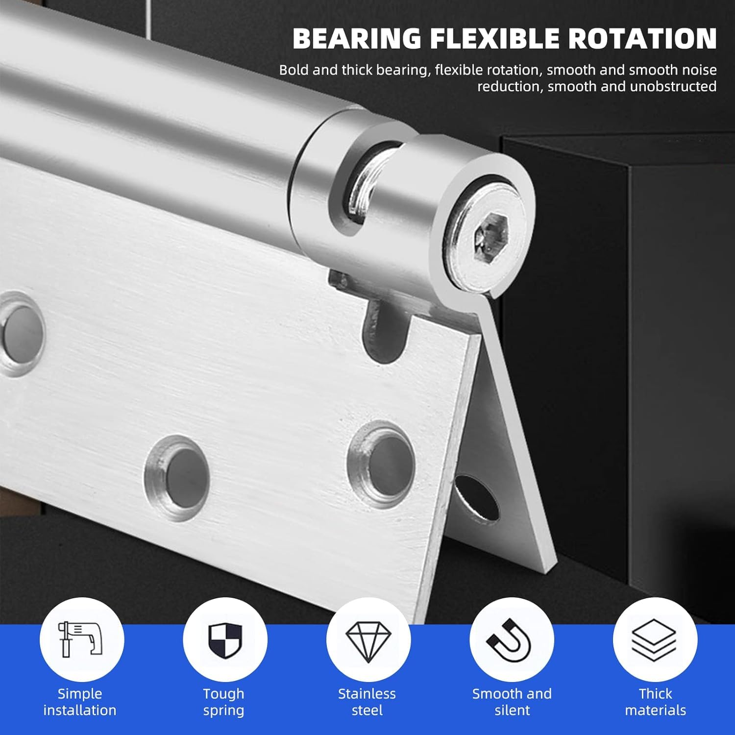 Self Closing Door Hinges - Automatic Door Closer -8 Self Closing Door Hinges - Automatic Door Closer -8