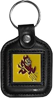 Vista 20 de Siskiyou Sports NCAA unisex-adult Square Leather Key Chain