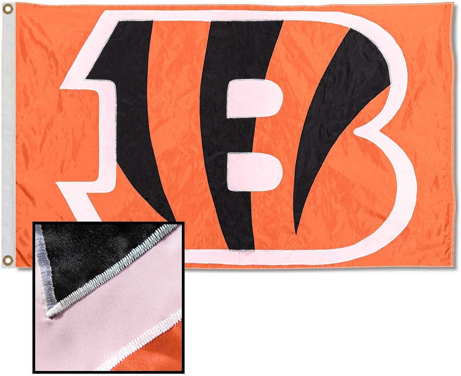 Cincinnati Bengals Embroidered Nylon Flag