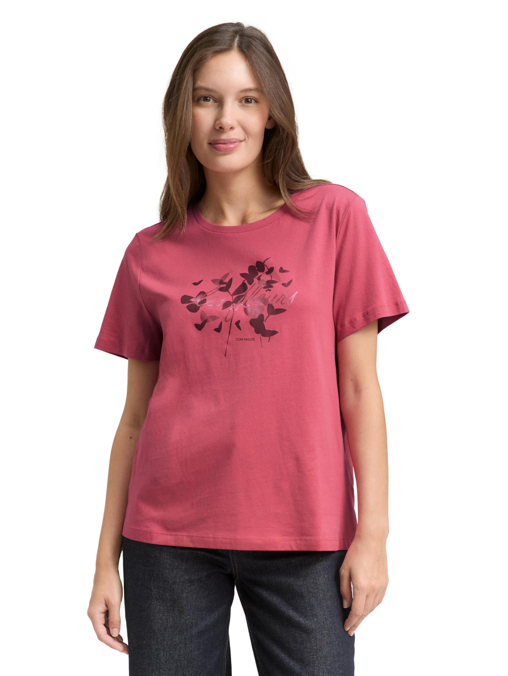 TOM TAILOR Damen T-Shirt mit Print