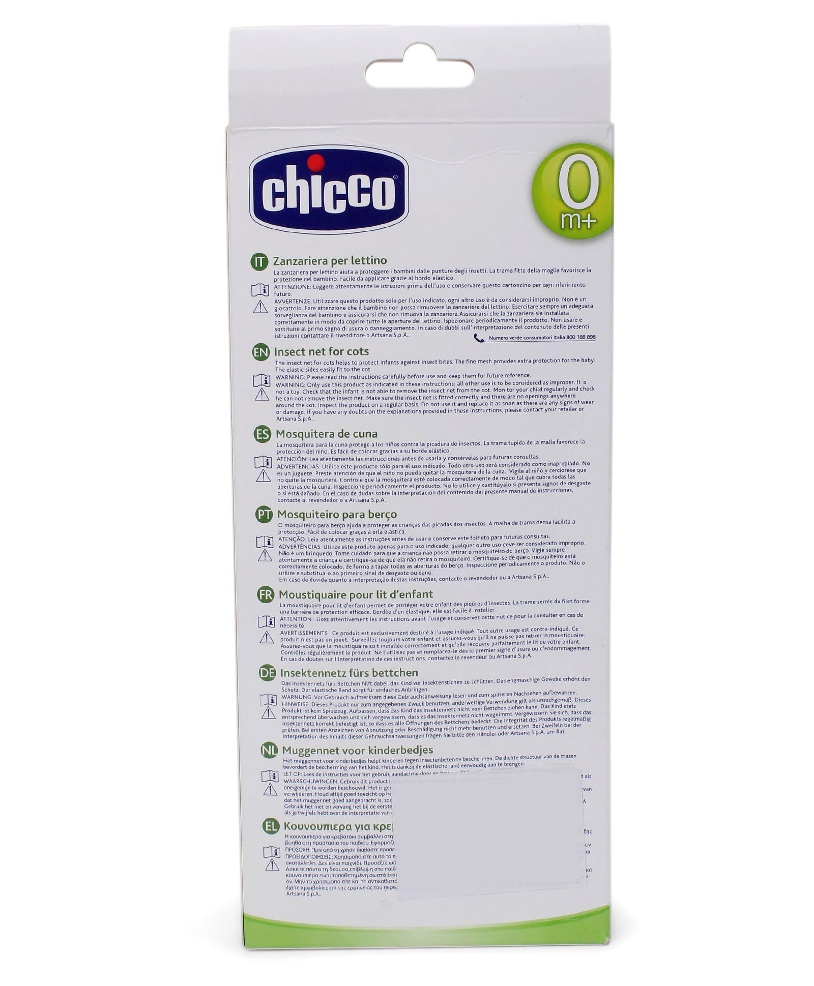 Chicco - 65984300000 - Moustiquaire Pour Lit - 0+ mois