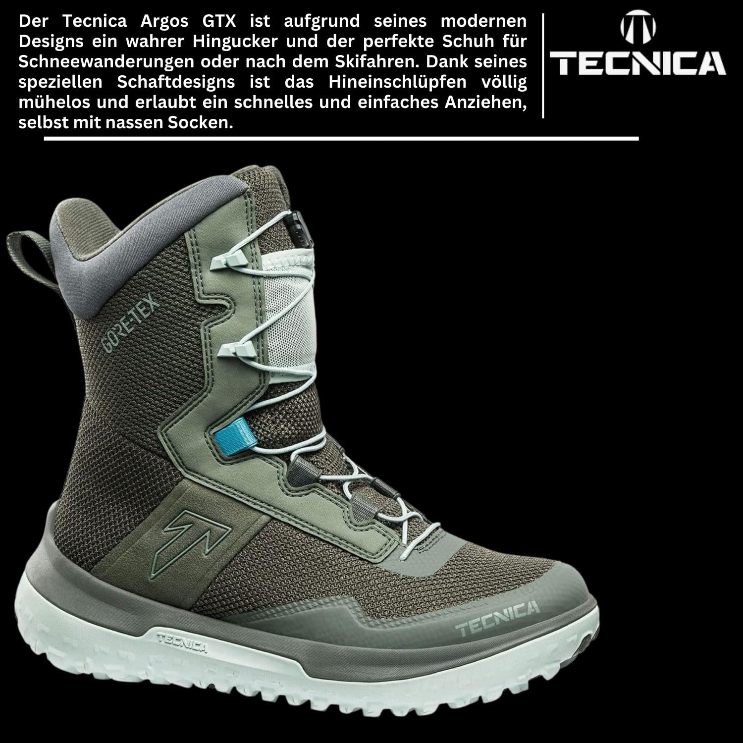 Tecnica Winterschuhe Winterstiefel Schneeschuhe Schneestiefel Argos GTX WS Damen - Größe: UK6.5 EU40 - Altura Cy Laguna - Schnee Boots - Gore-Tex Membran - wasserdicht und atmungsaktiv