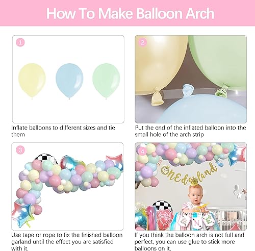 Miniatura 7 de Decoraciones de fiesta de primer cumpleaños de Alicia Princess Wonderland, suministros de fiesta de primer cumpleaños con temática de Alicia,