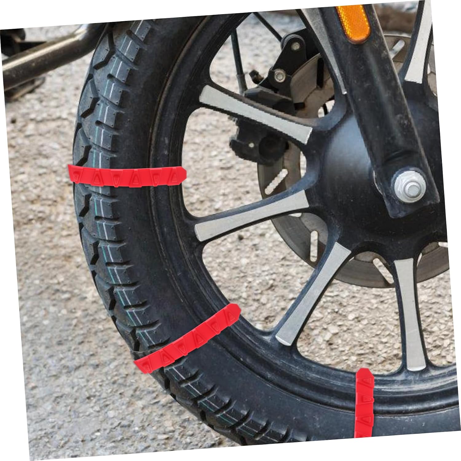 10Pcs Nylon Tire Chains for Snow and Mud Slip Traction Cables for Electric Bikes Scooters Motorcycles and More High Strength Performance