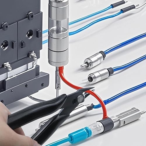 Vista 5 de T Tulead Alicates diagonales de acero al carbono 170ii negro 170ii cortadores de alambre cortadores de alambre cortadores de alambre paquete de 3