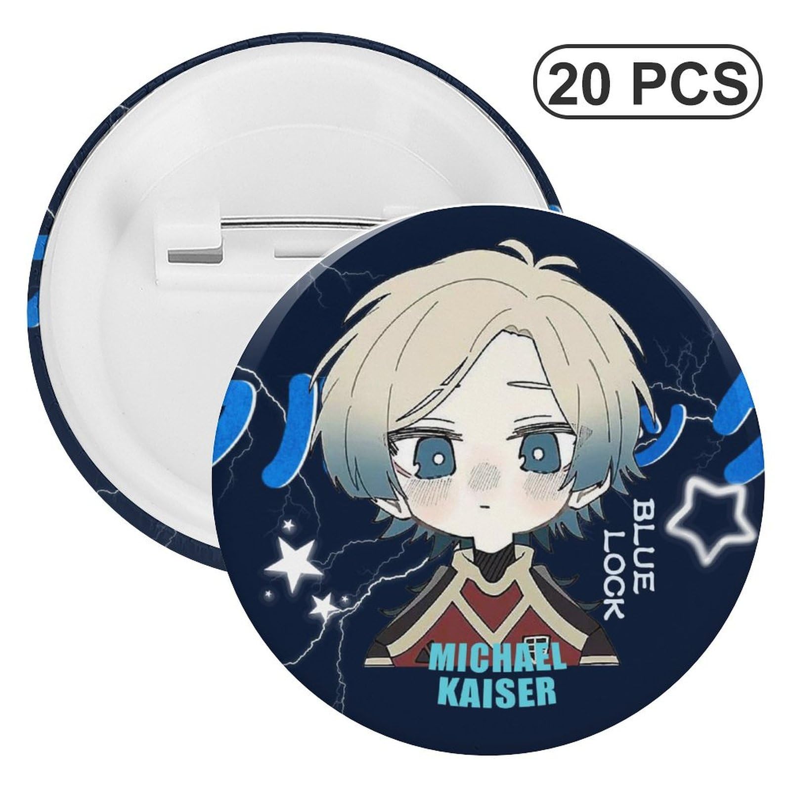 Amazon.co.jp: ブルーロック ミヒャエル・カイザー 缶バッジ